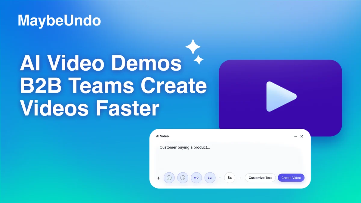 AI video demo workflow turning a product recording into scripts, voiceover, edits, and follow-up assets